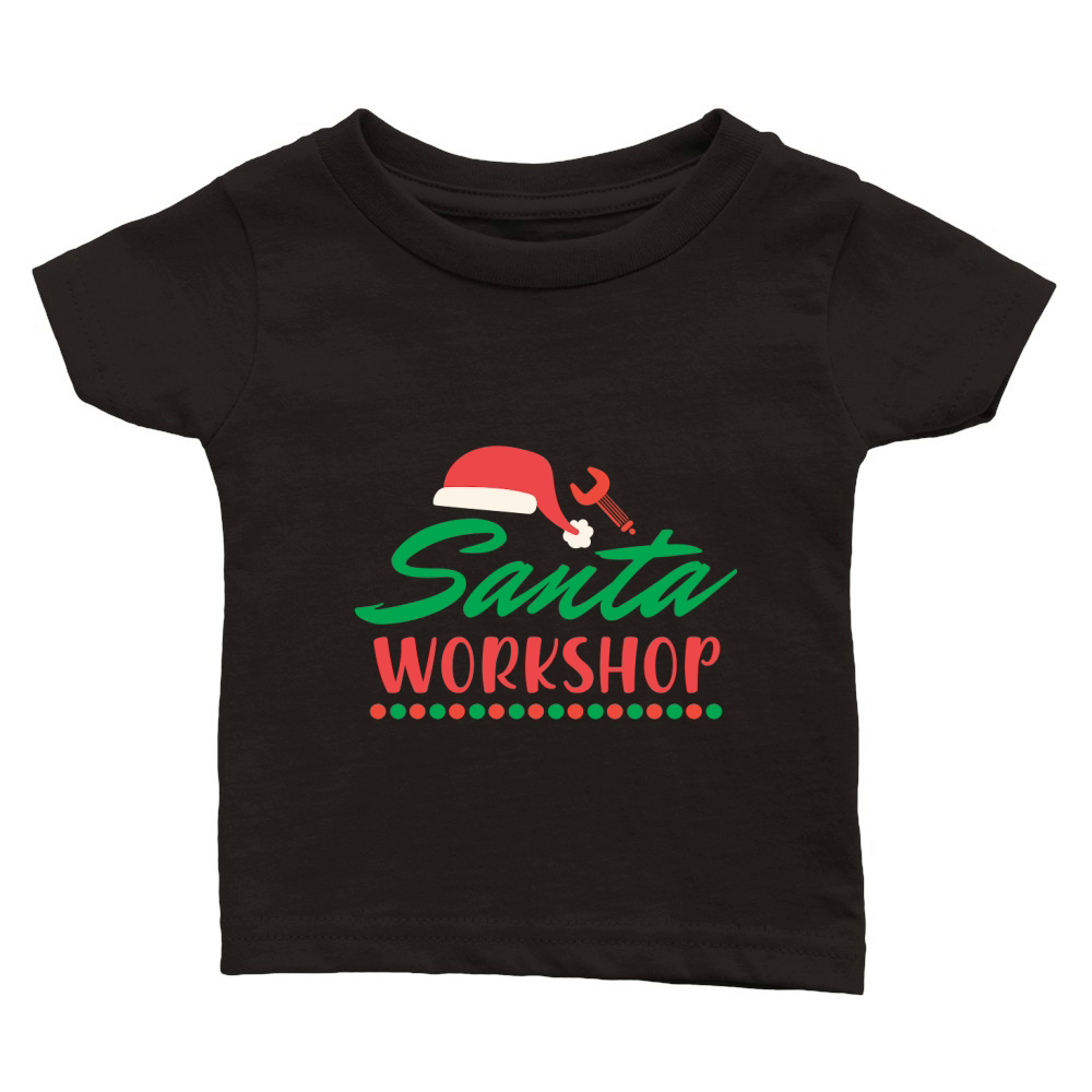 santa s workshop Classic Baby Crewneck T-shirt