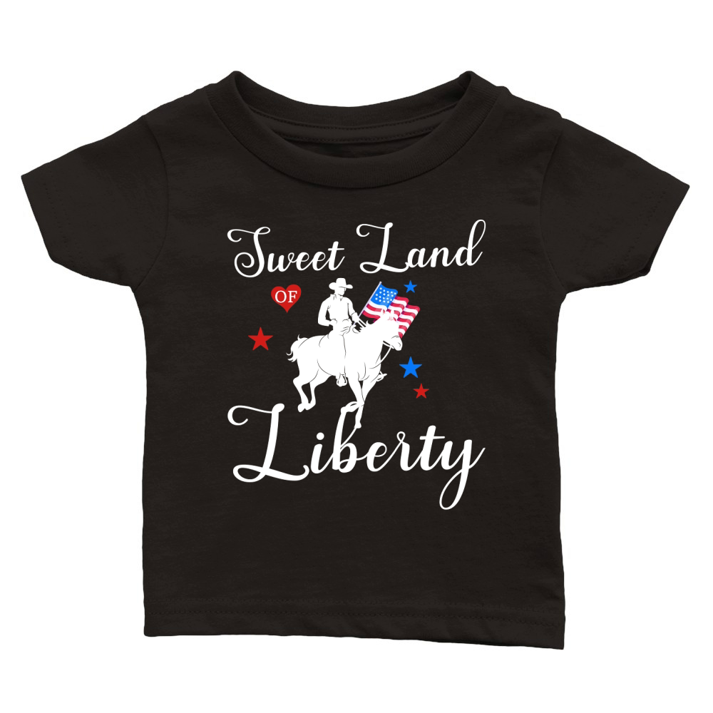 Sweet Land Of Liberty Classic Baby Crewneck T-shirt