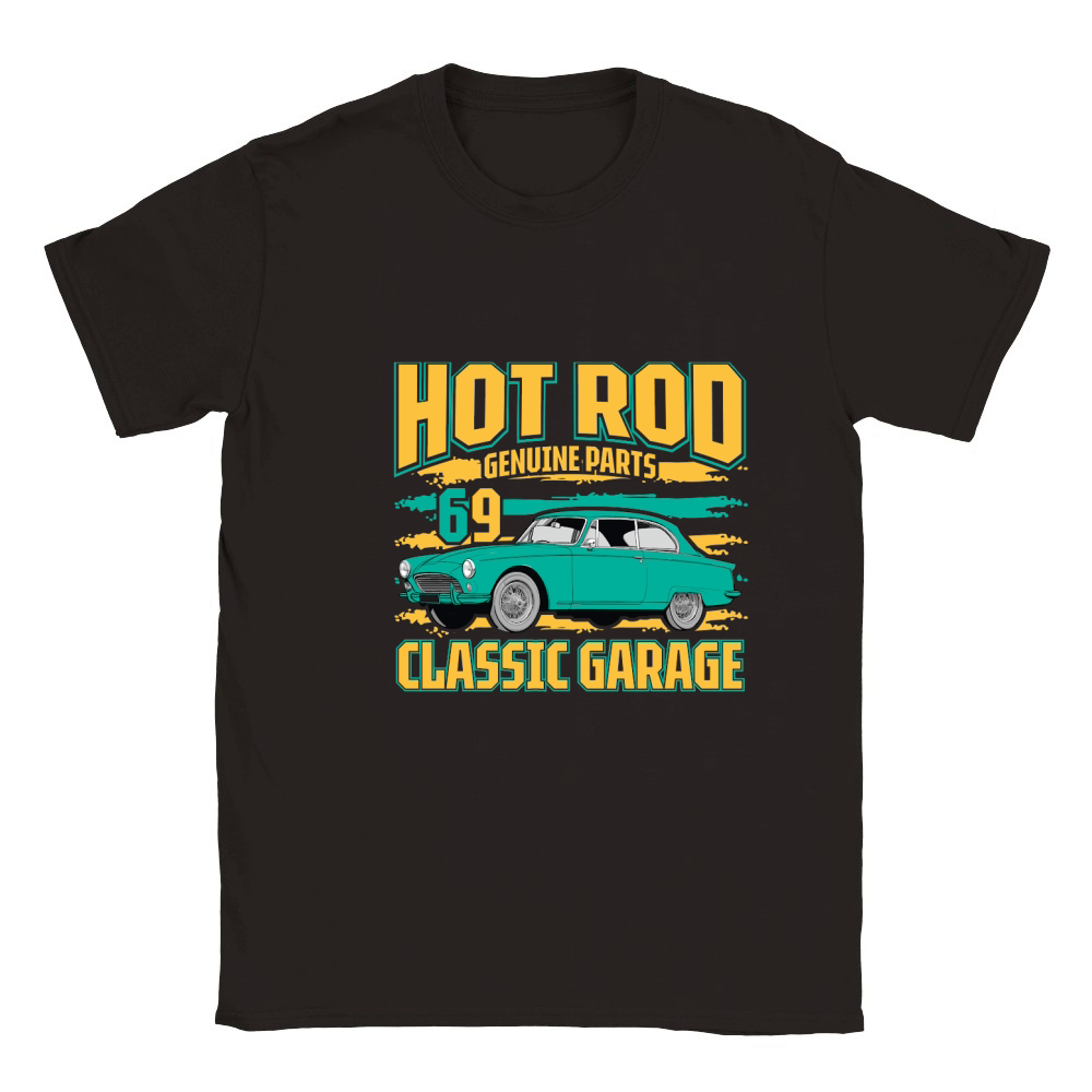 Hot Rod Genuine Parts 69 classic garage Vintage Car Classic Kids Crewneck T-shirt