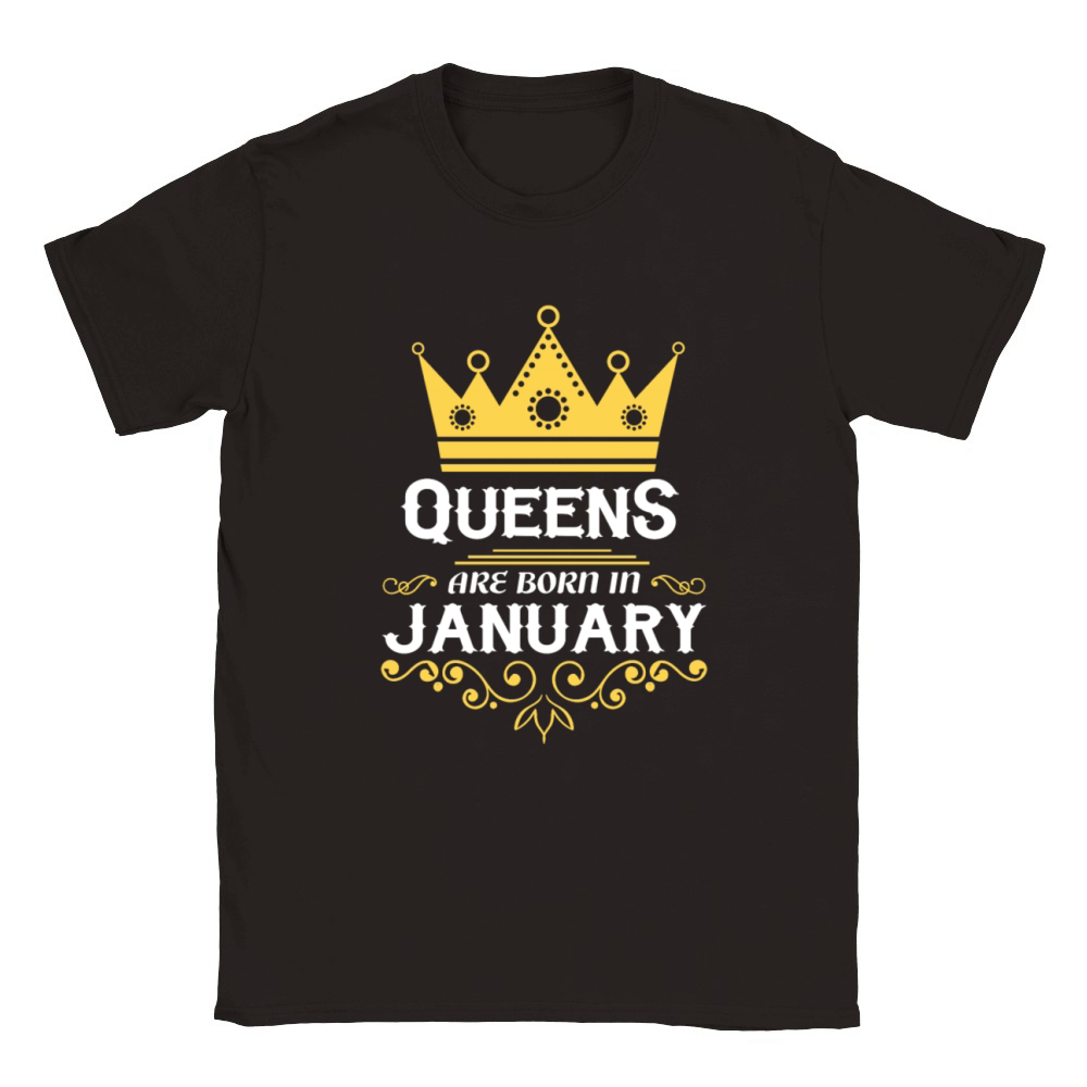 queens are born in january Classic Kids Crewneck T-shirt