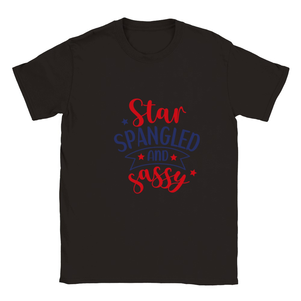 Star spangled and sassy 2 Classic Kids Crewneck T-shirt