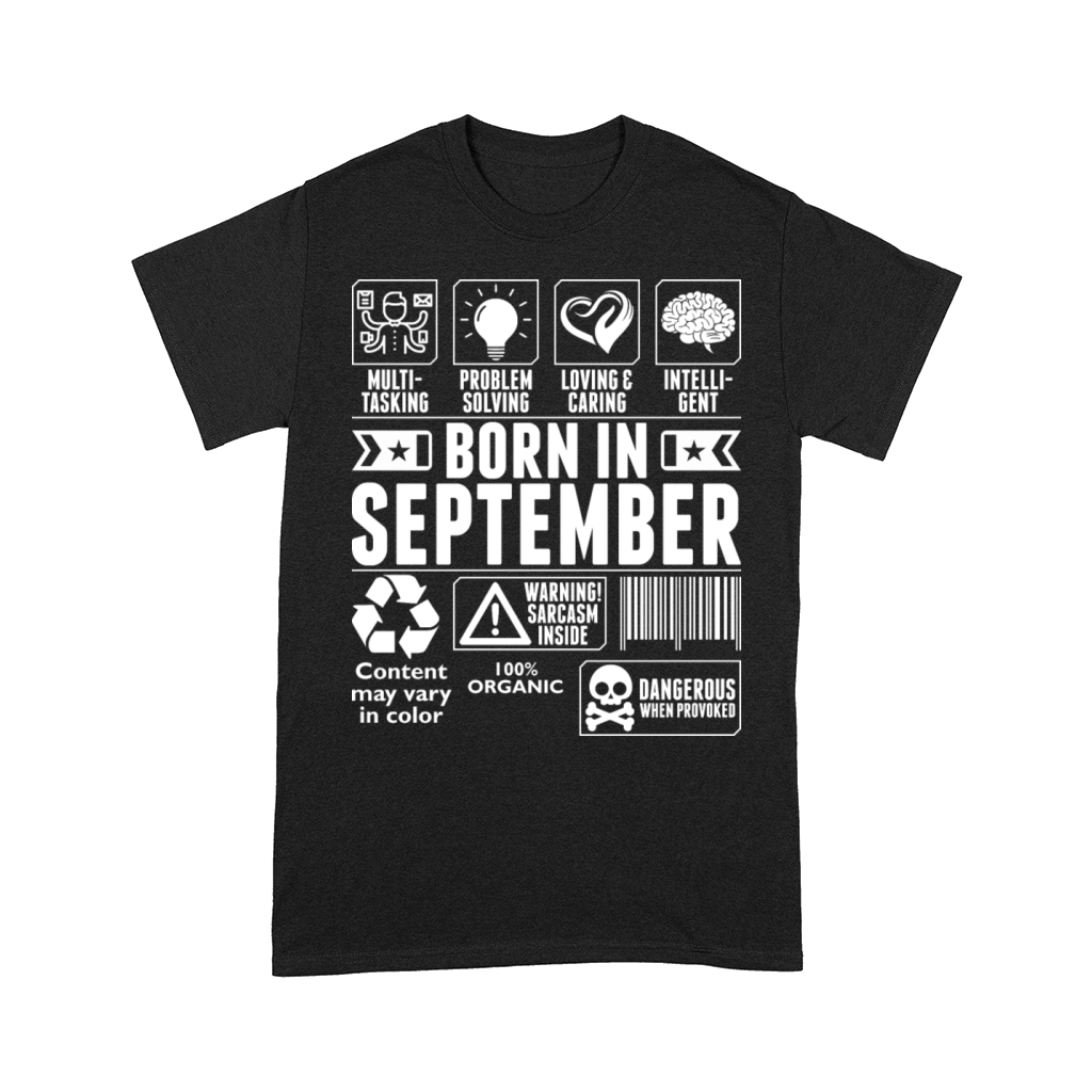 Born In September Tshirt Comfort T-shirt