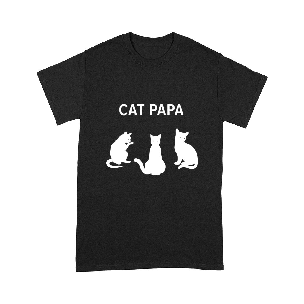 Mens Cat Papa t-shirt for men who are cat dads Comfort T-shirt