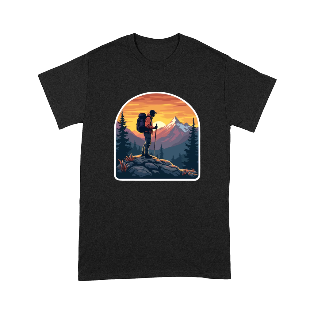 Mountain explorer hiking adventure Illus 03 Comfort T-shirt