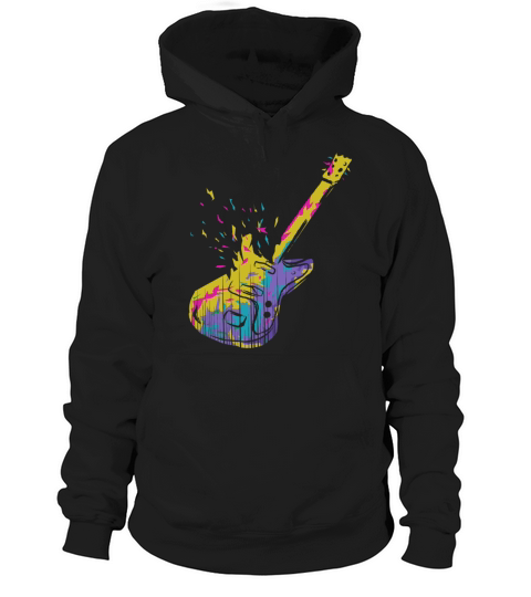 Electric Acoustic Classical Guitar Hoodie Unisex