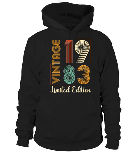 Vintage 1983 Limited Edition Birthday T Shirt Design (1) Hoodie Unisex