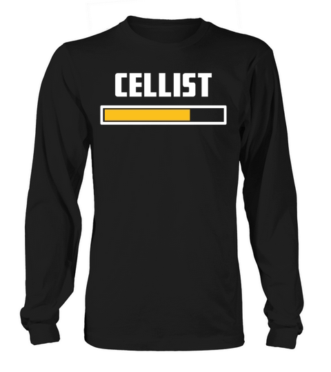 Cellist Installing Tshirt Long sleeved Unisex
