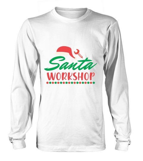 santa s workshop Long sleeved Unisex