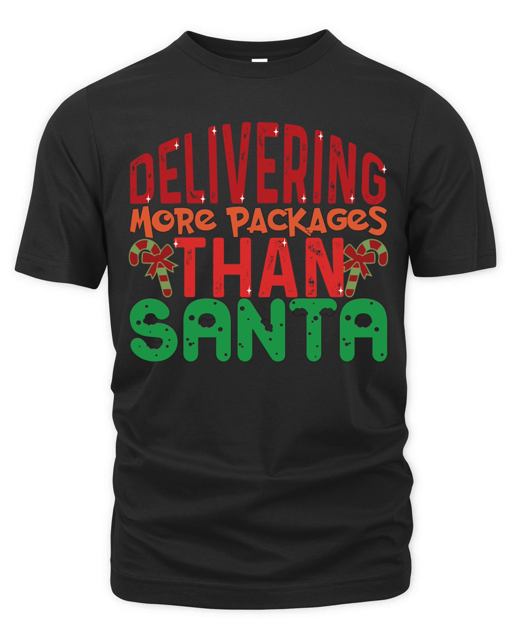 Delivering More Packages Than Santa Organic Unisex T-shirt