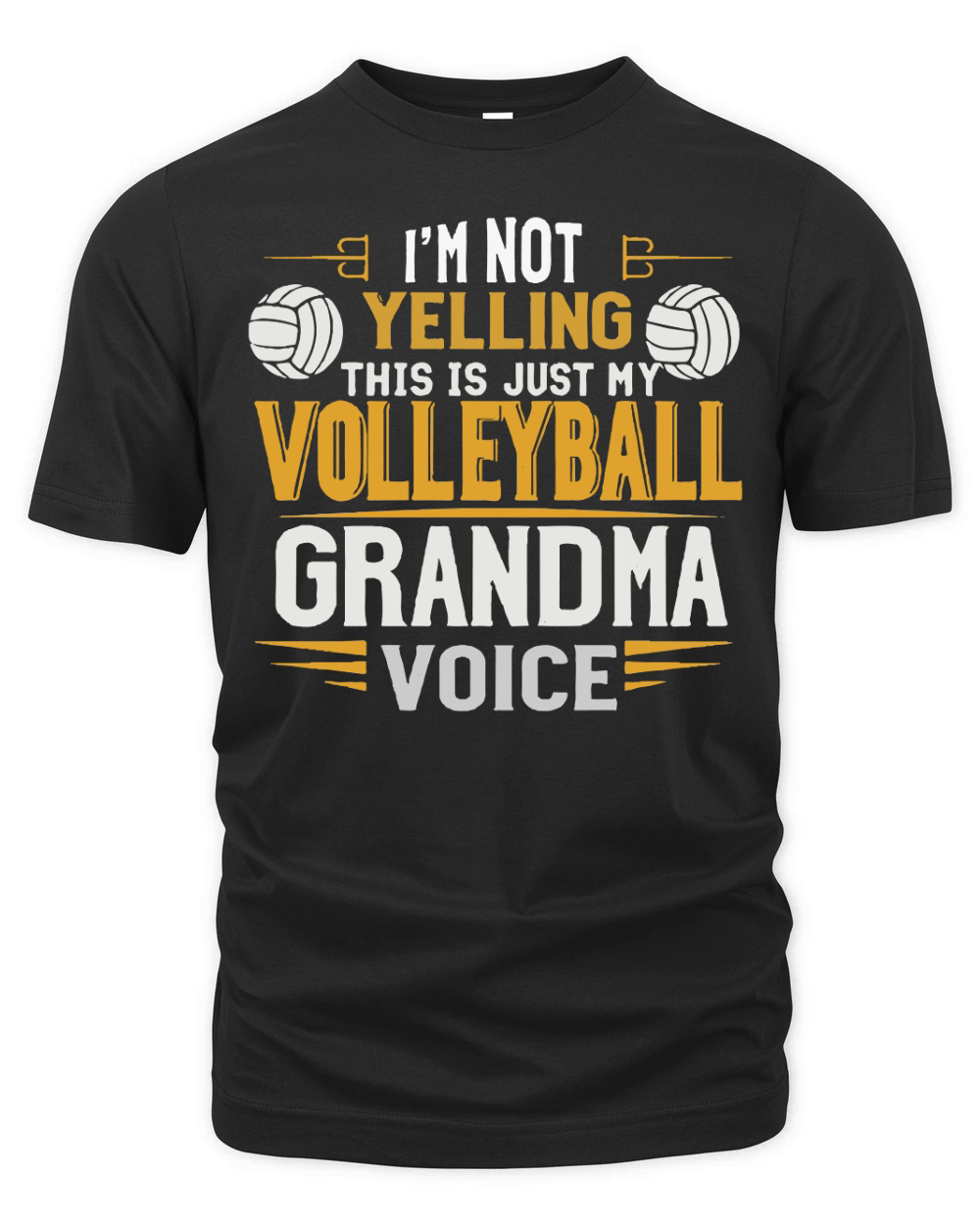 Im not yelling this is just my volleyball grandma voice Organic Unisex T-shirt