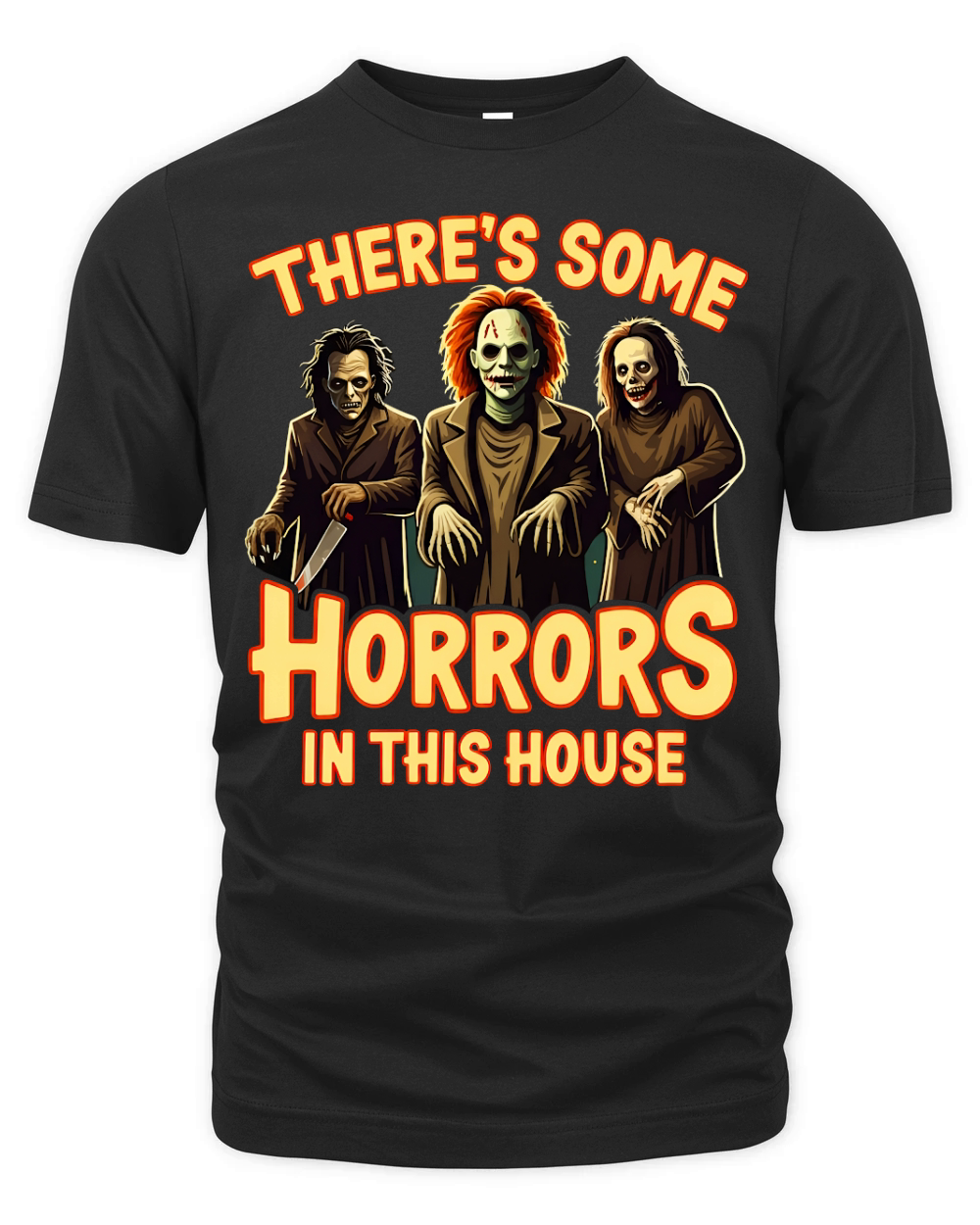 Theres Some Horrors In This House Organic Unisex T-shirt
