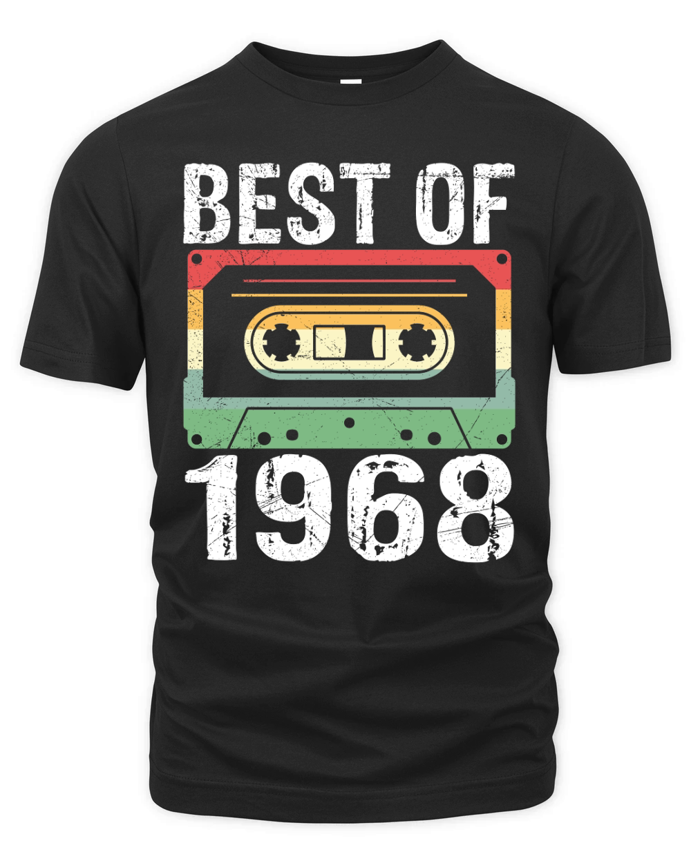 Vintage Best of 1968 Birthday Organic Unisex T-shirt