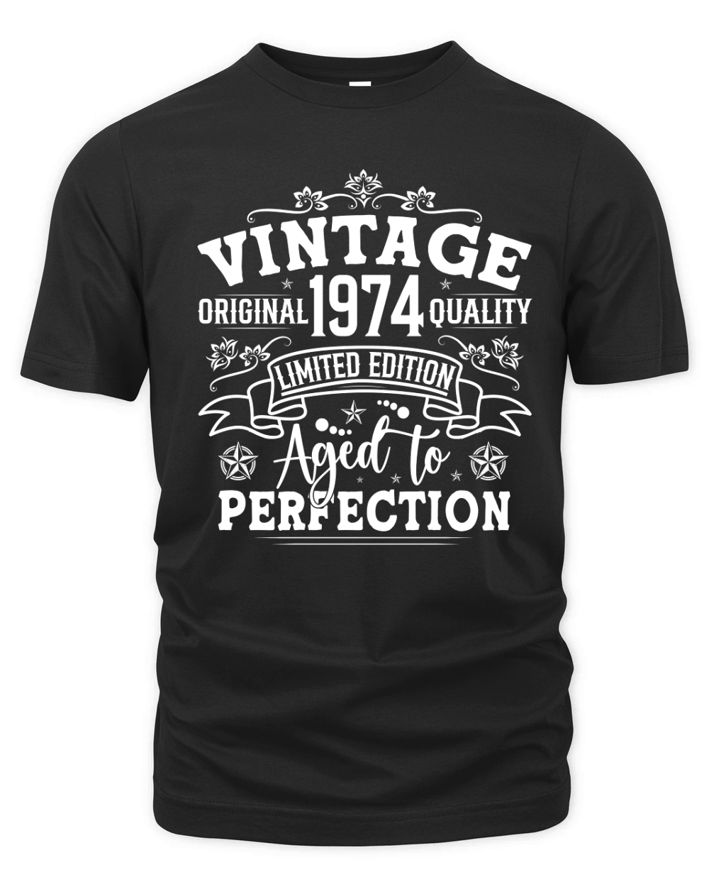 Vintage Birthday TShirt Design Bundle 1974 Organic Unisex T-shirt