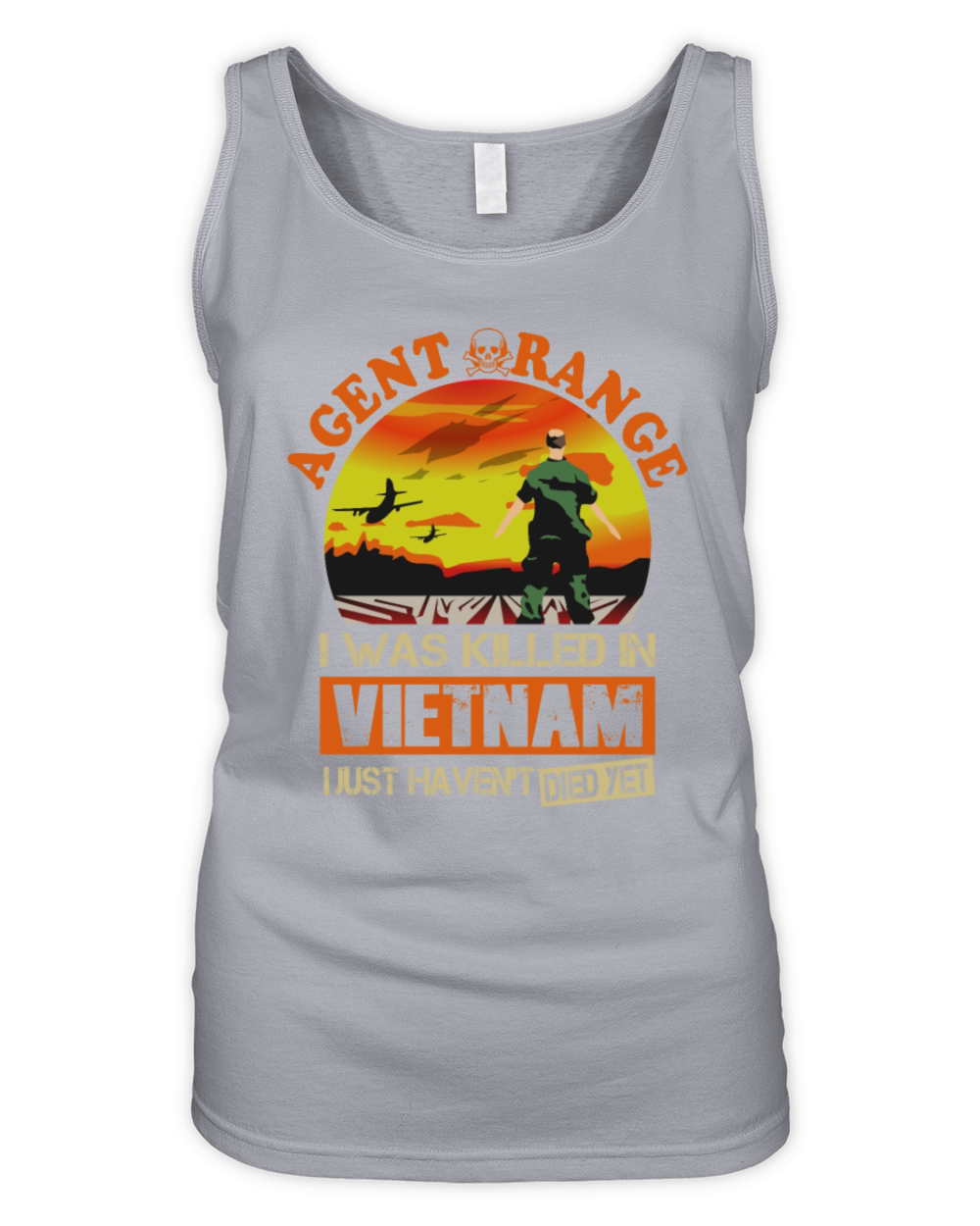 Agent Orange I Was Killed In Vietnam Organic Women's Tank Top
