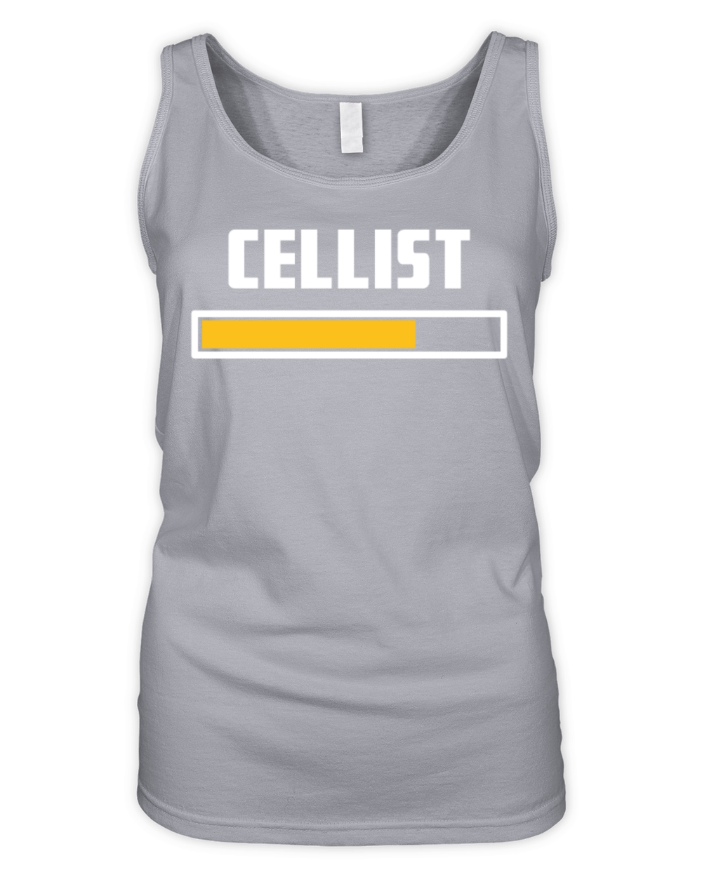 Cellist Installing Tshirt Organic Women's Tank Top