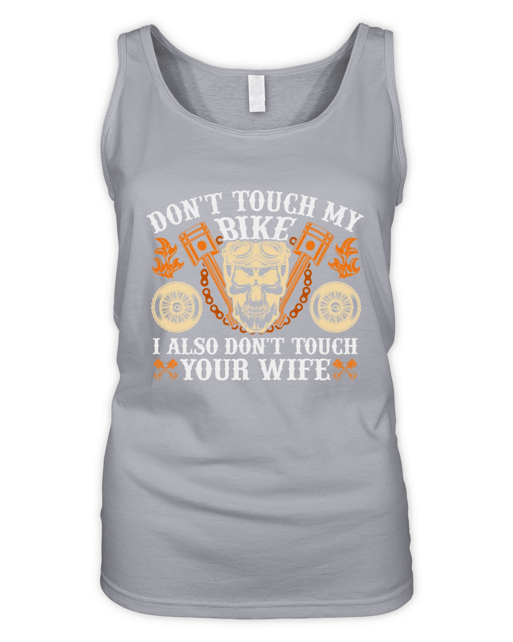 Dont Touch My Bike Motorcycle Organic Women's Tank Top