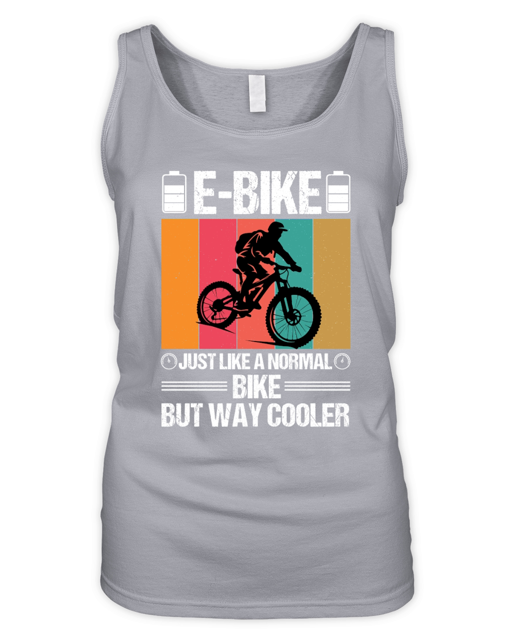 E Bike Just Like a Normal Bike But Way Cooler Organic Women's Tank Top