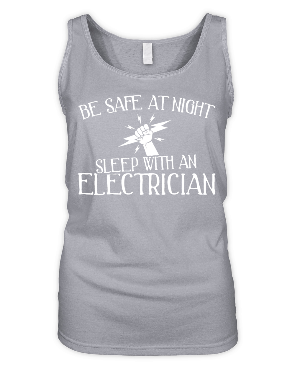 Funny Electrician Be Safe at Night Organic Women's Tank Top
