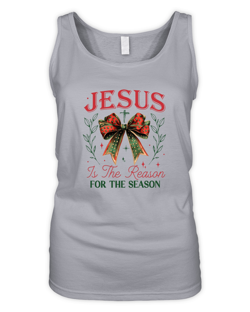 Jesus is the reason For the season 02 Organic Women's Tank Top