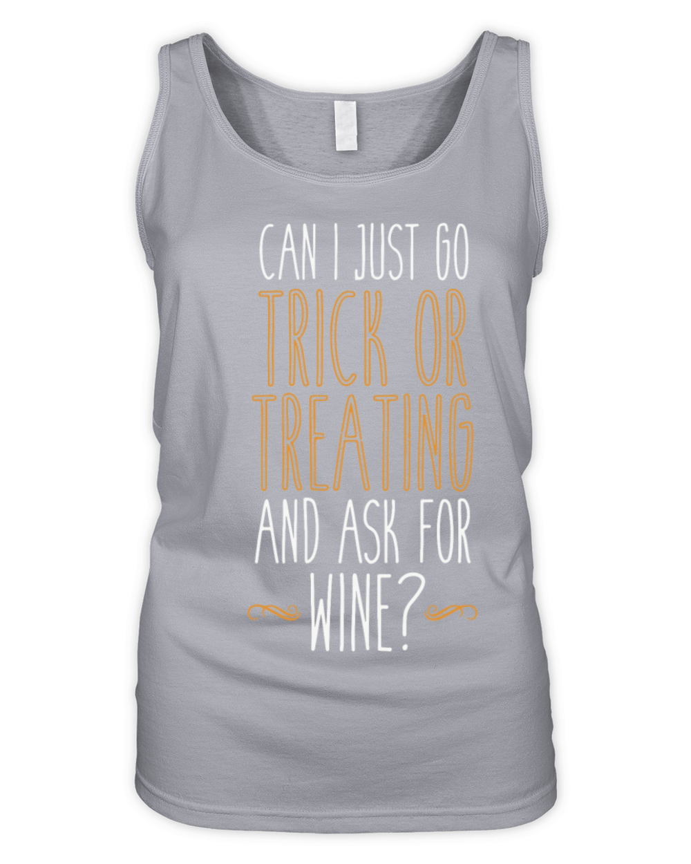 Trick or Treat For Wine Organic Women's Tank Top