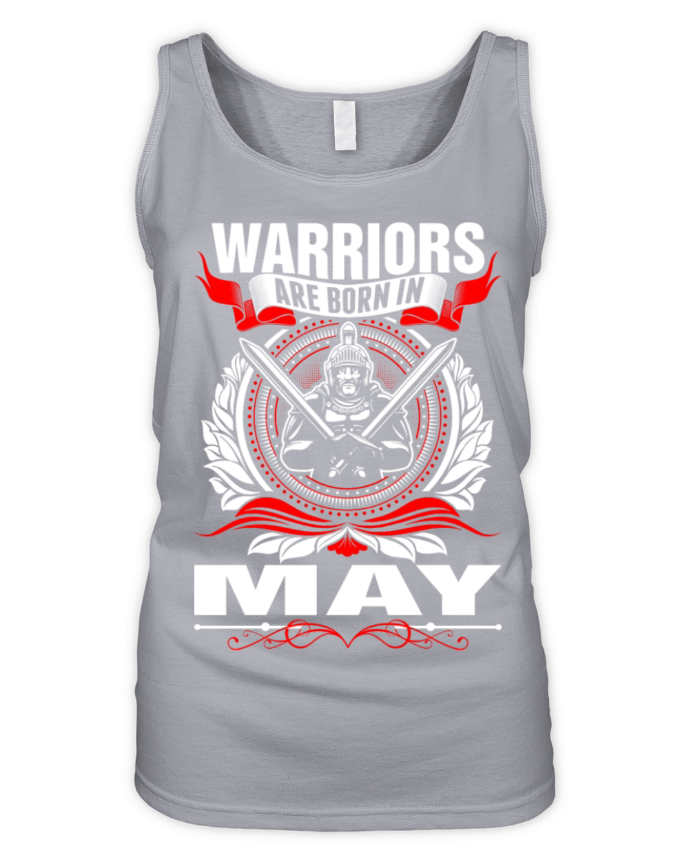 Warriors Are Born In May Tshirt Organic Women's Tank Top