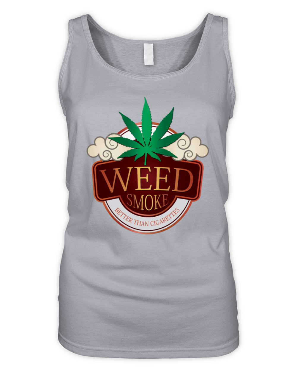 Weed Smoke Organic Women's Tank Top