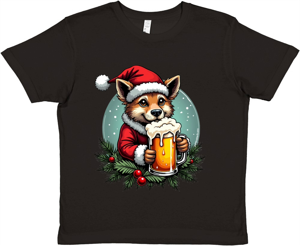 Animal Beer Christmas Sublimation Bundle 02 Premium Kids Crewneck T-shirt