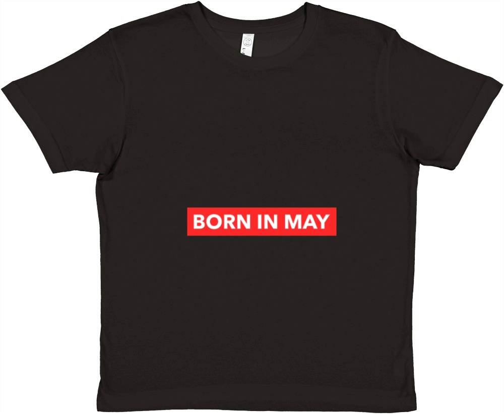 Born in May Premium Kids Crewneck T-shirt
