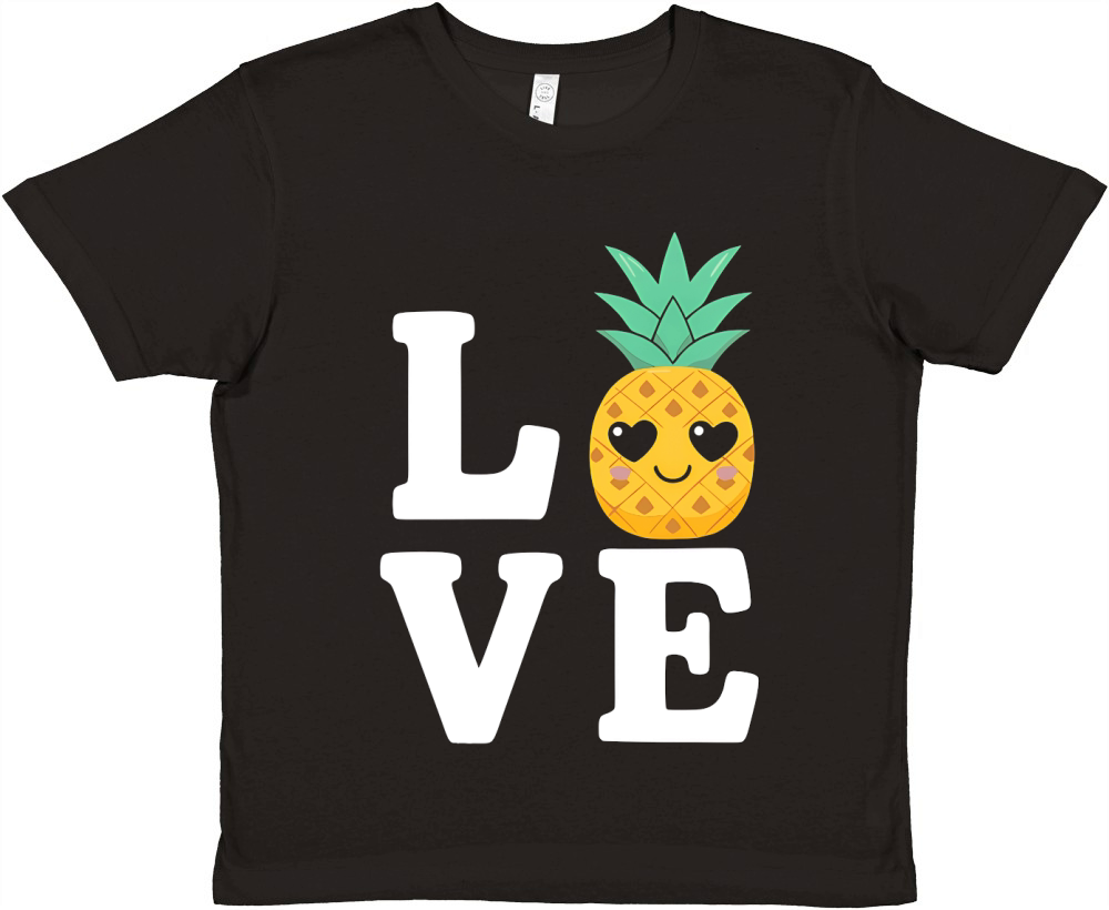 Love Pineapple 02 Premium Kids Crewneck T-shirt