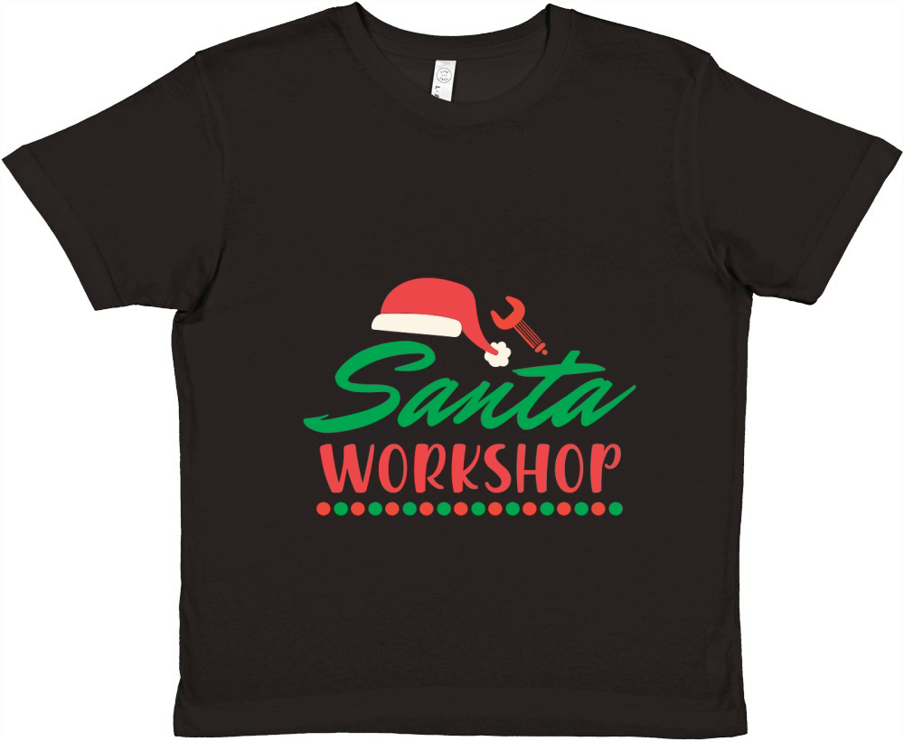 santa s workshop Premium Kids Crewneck T-shirt