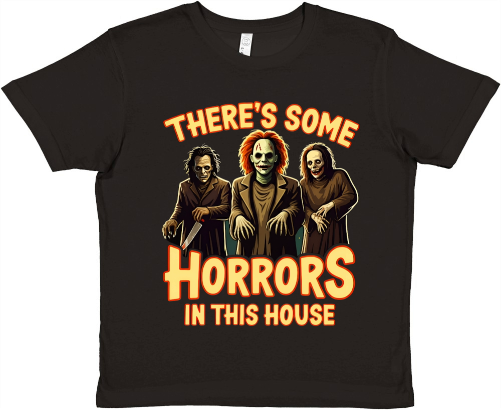 Theres Some Horrors In This House Premium Kids Crewneck T-shirt