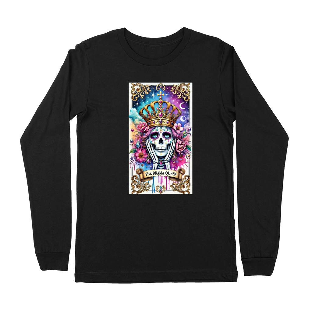 The Drama Queen Tarot Card 9 Premium Long Sleeve
