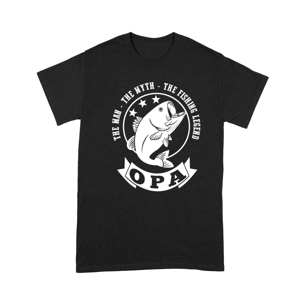 Dad Hero Fishing Legend T Shirt Design (1) Premium T-shirt - Designed by  Rabee777
