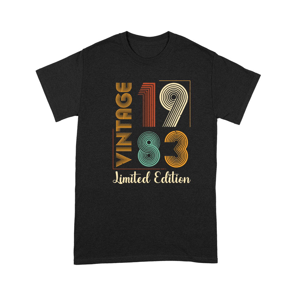 Vintage 1983 Limited Edition Birthday T Shirt Design (1) Premium T-shirt