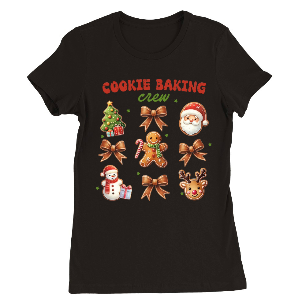Cookie Baking Crew Premium Womens Crewneck T-shirt