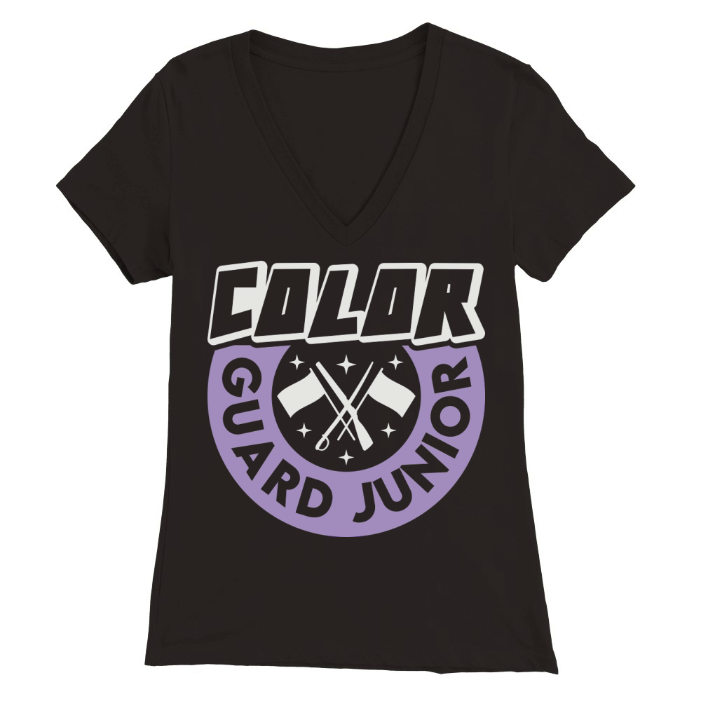 Color Guard Junior 05 Premium Womens V-Neck T-shirt
