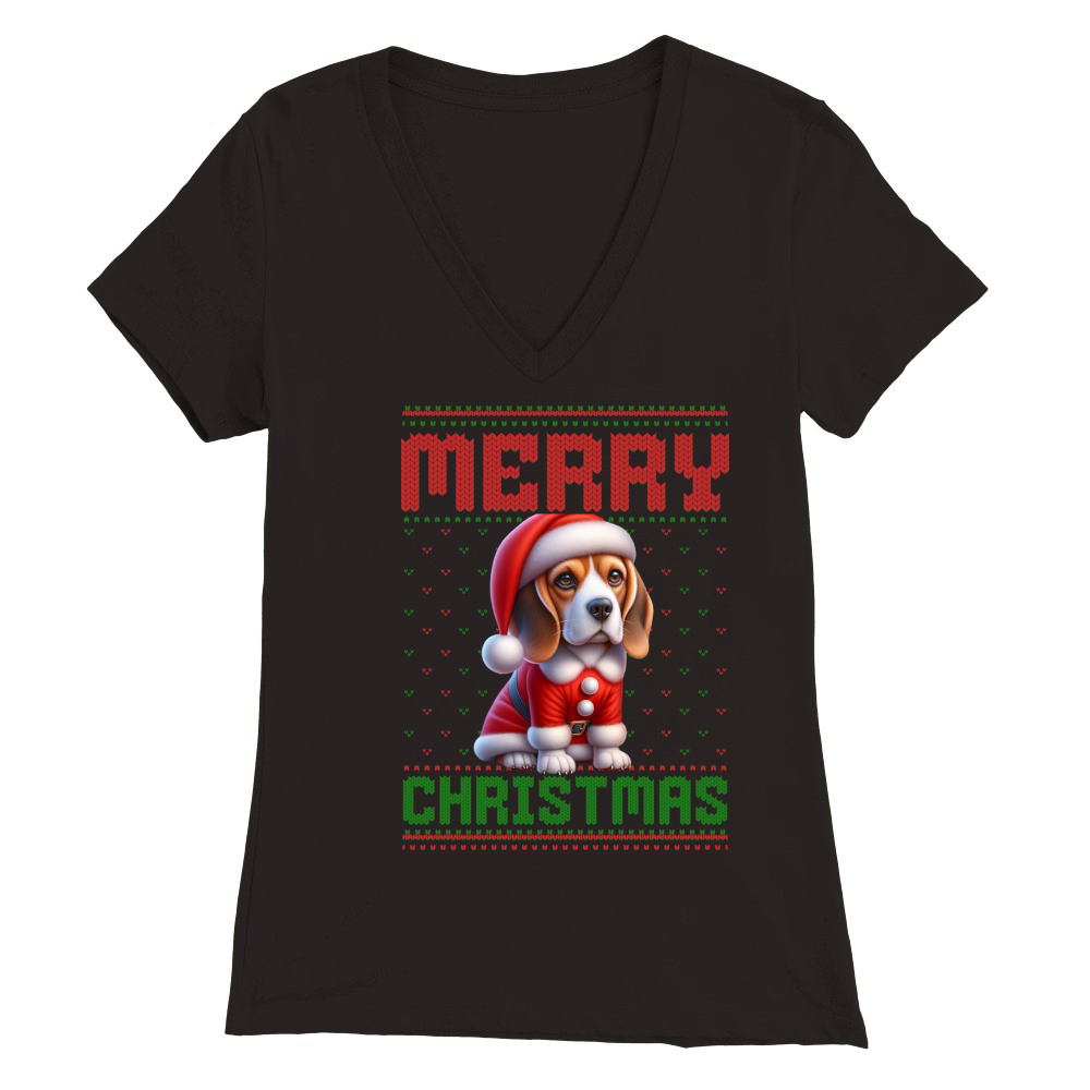 Merry christmas 59 27 Premium Womens V-Neck T-shirt