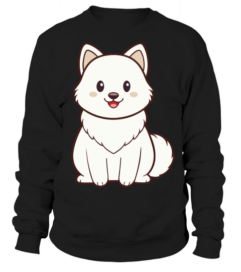 American Eskimo Dog 05 Sweatshirt Unisex