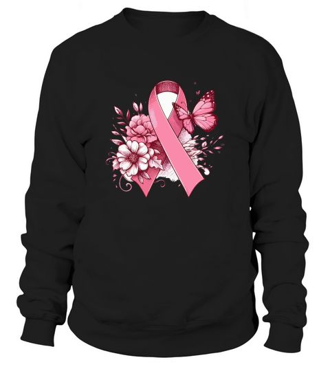 pink ribbon 02 Sweatshirt Unisex