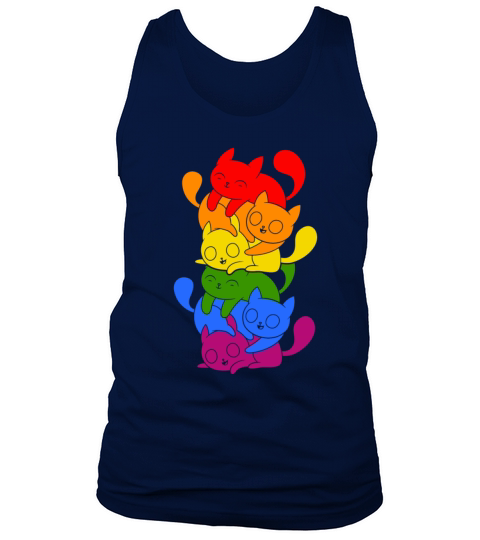 LGBT Color Cat Lesbian Gay LGBTQ Pride Transgender Tank Top Unisex