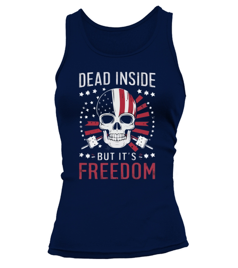 Dead Inside but Its Freedom 12 Tank top Woman