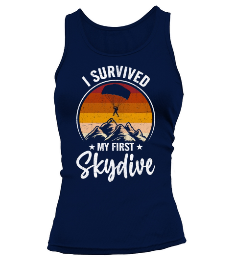I survived my first skydive 09 Tank top Woman