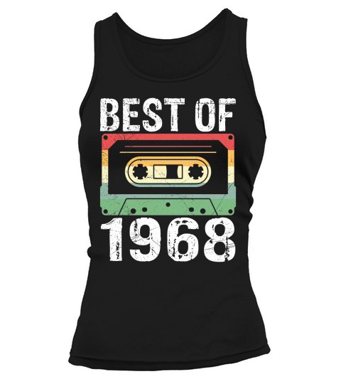Vintage Best of 1968 Birthday Tank top Woman