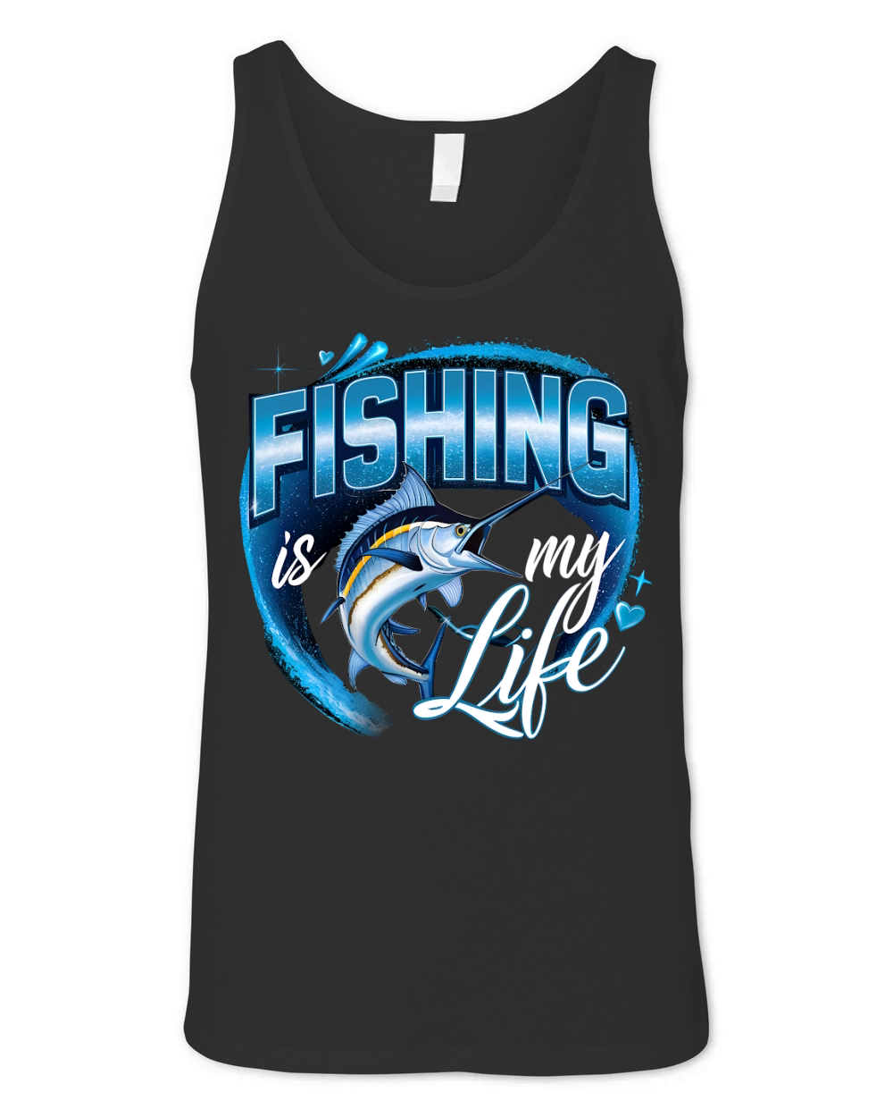Fishing Is My Life 03 Unisex Jersey Tank