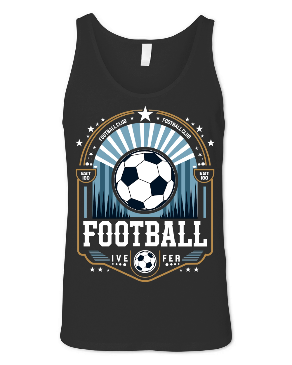 Football (3) Unisex Jersey Tank