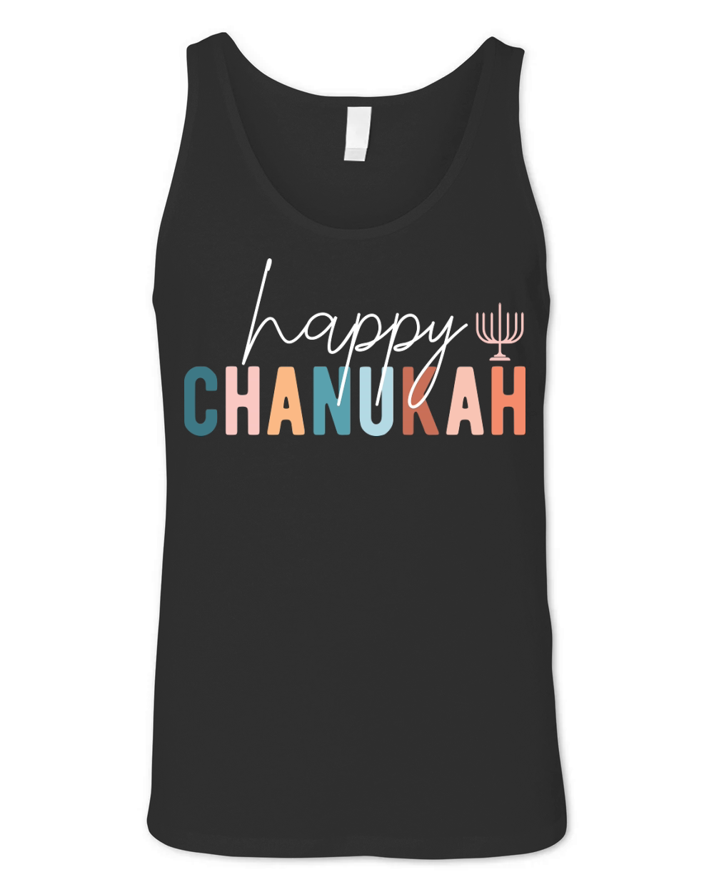 Happy Chanukah Unisex Jersey Tank