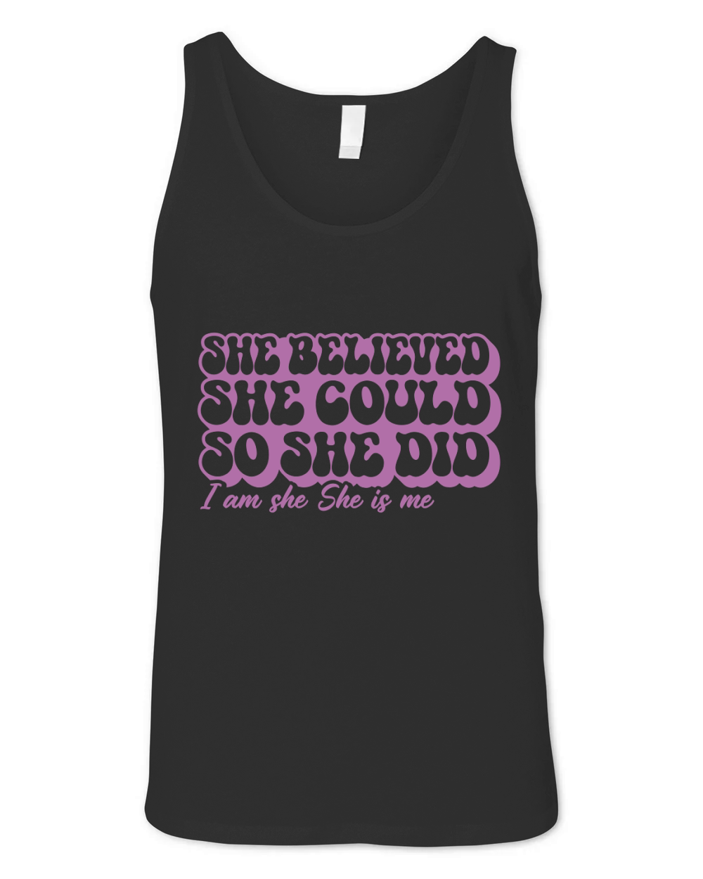 I Am She, She Is Me Unisex Jersey Tank