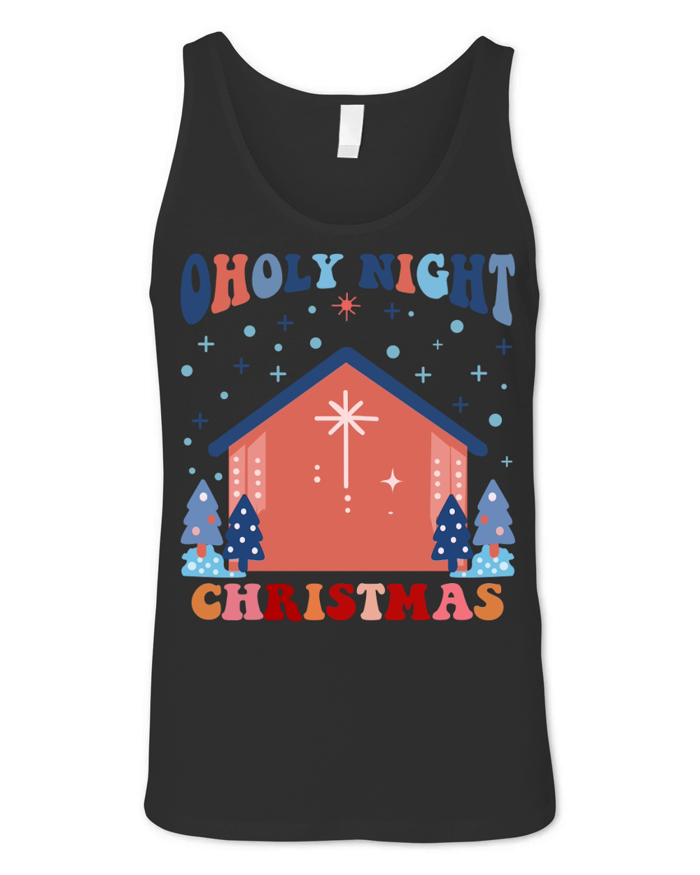 O Holy Night Christmas 1 Unisex Jersey Tank