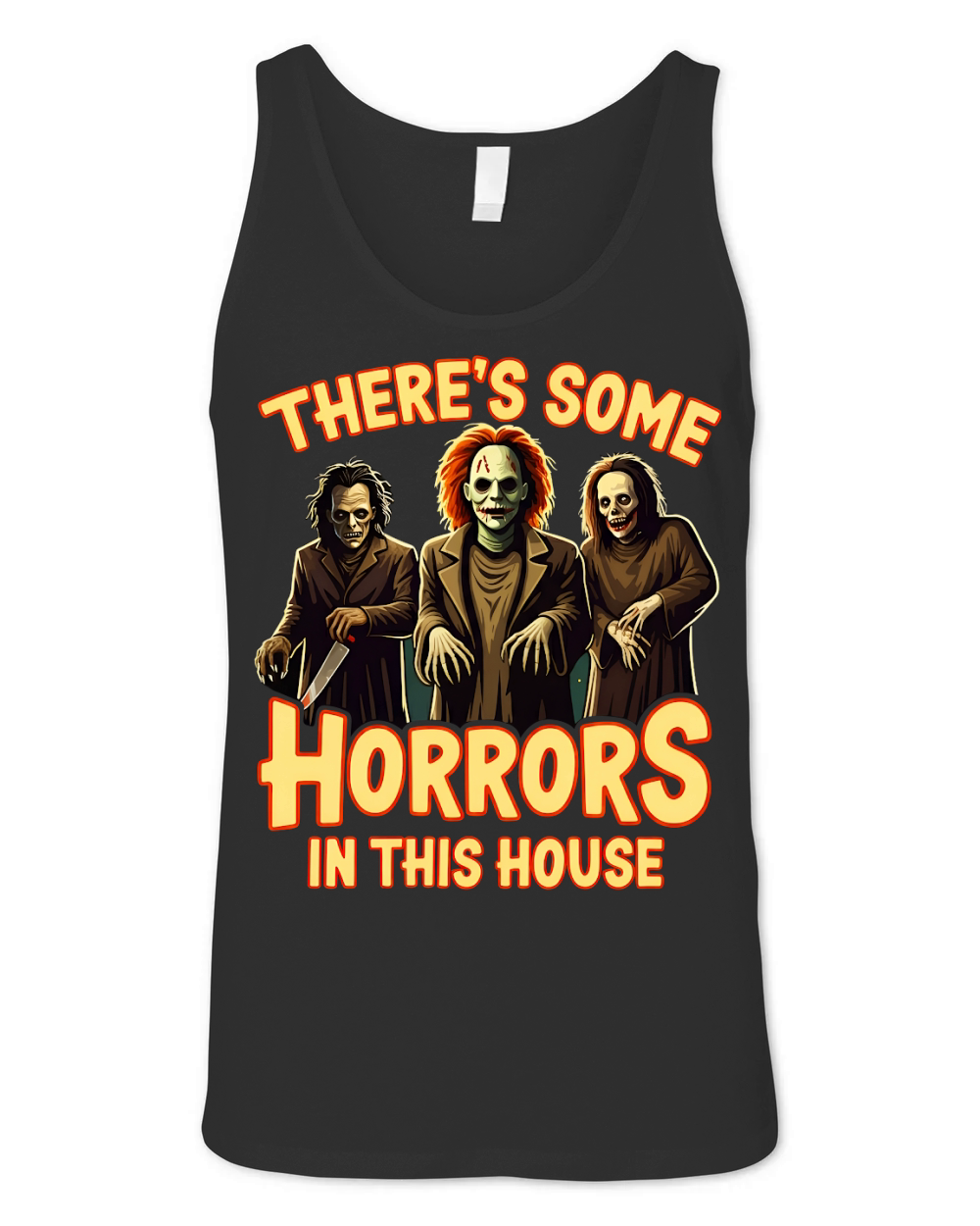 Theres Some Horrors In This House Unisex Jersey Tank