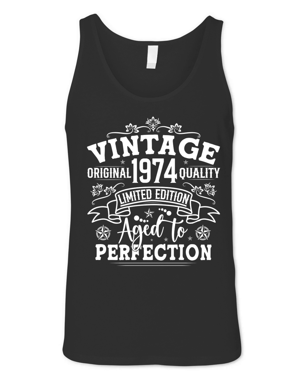 Vintage Birthday TShirt Design Bundle 1974 Unisex Jersey Tank